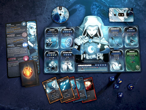 Dice Throne Season One Rerolled Barbarian v Moon Elf